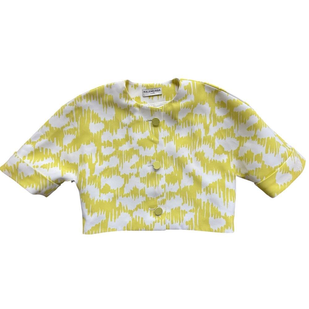 Balenciaga Paris Cropped Jacket — Spring/Summer 2014 | Size 36 (US 4) - Picture 1 of 13